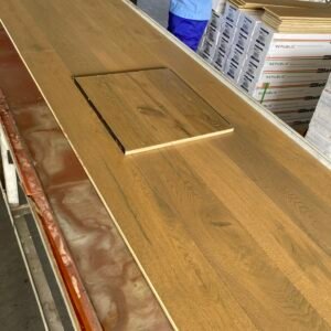 Engineered Wood Straight Plank Tongue & Groove Oiled Smoked / Double Smoked Project Line Wide Planks Mid - Oak Classic