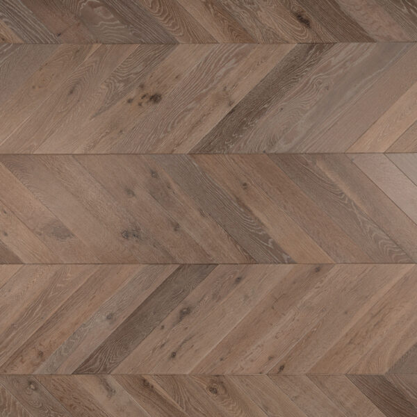 TFE Engineered Chevron Oak 45 Degree 14/3x90x510 Smoked Rocky Grey (B&O) - Image 2