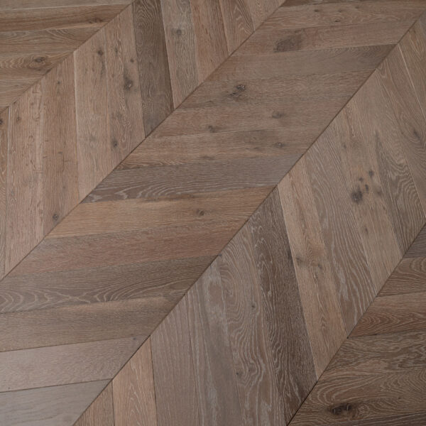 TFE Engineered Chevron Oak 45 Degree 14/3x90x510 Smoked Rocky Grey (B&O) - Image 4