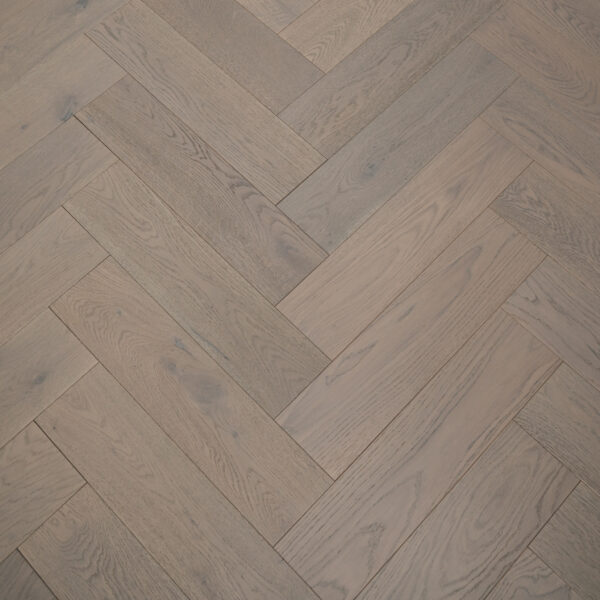 TFE Modern Line Herringbone 14/3x150x600 Grey Brushed UV Oiled Click System - Image 2