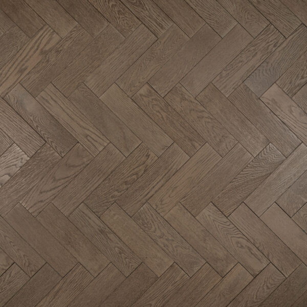 TFE Modern Line Herringbone 18/3x80x300 Gunmetal Grey (Brushed Matt Lac) Tongue & Groove - Image 4