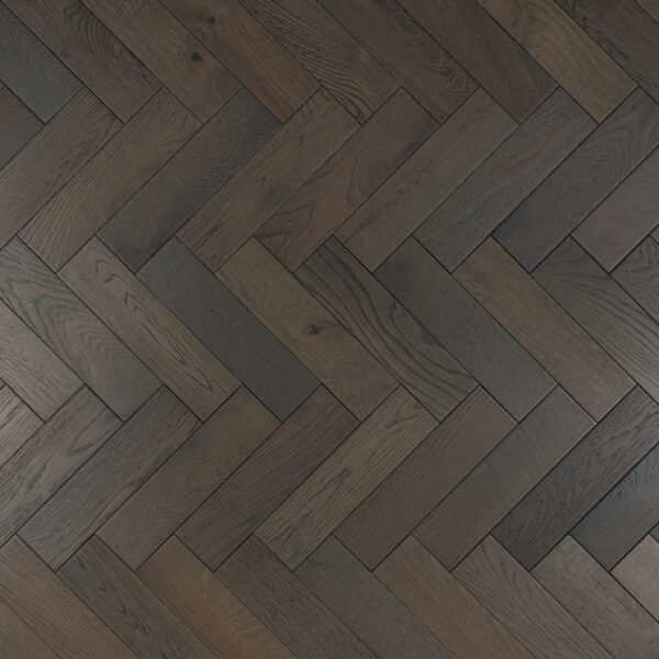 TFE Modern Line Herringbone 18/3x80x300 Graphite grey (Brushed Matt Lac) Tongue & Groove - Image 2