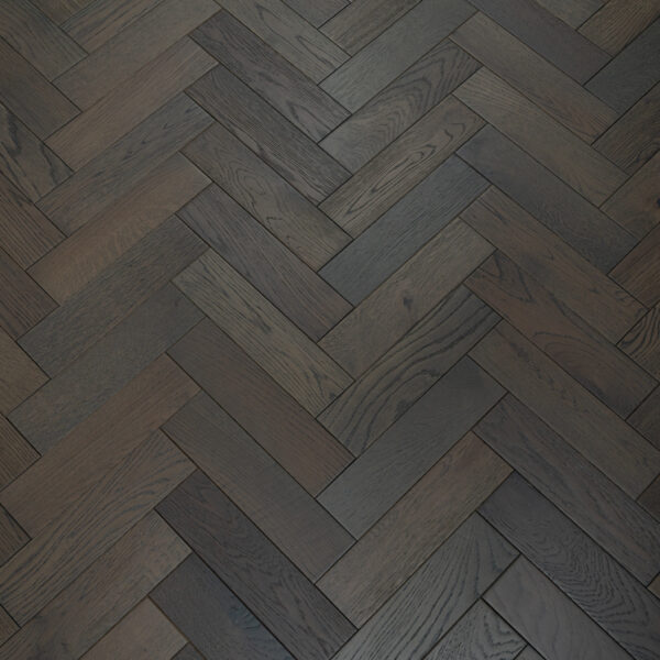 TFE Modern Line Herringbone 18/3x80x300 Graphite grey (Brushed Matt Lac) Tongue & Groove - Image 3