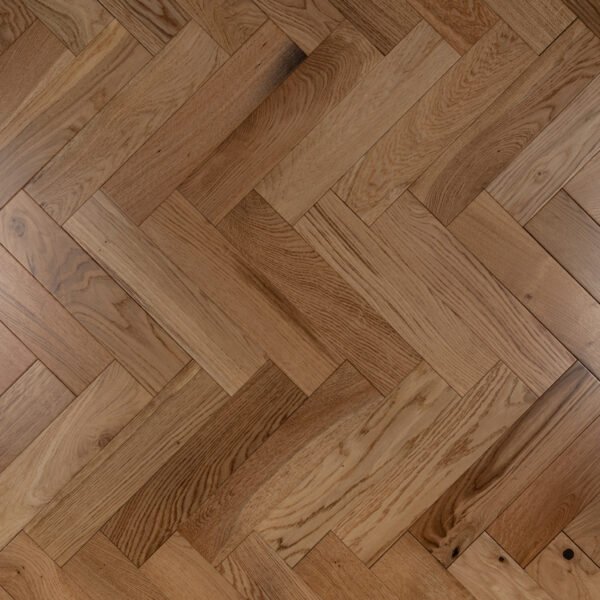 TFE Modern Line Herringbone 18/4x90x400 Natural Lacquered Tongue & Groove - Image 2