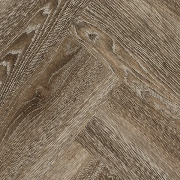 LVT Vinyl Formation Glue Down Rustic Herringbone Mocha Soil