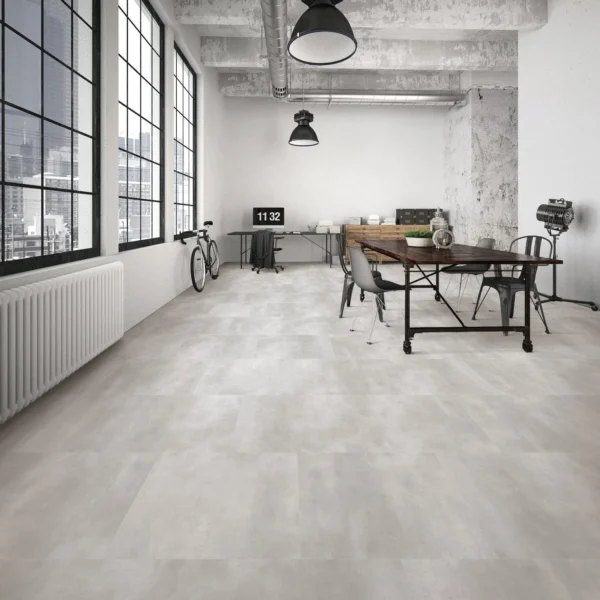 LVT Vinyl Natures Core Glue Down Tile Staggered Siena Travertine - Image 2