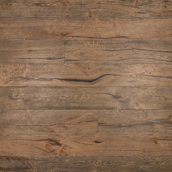 TFE Heritage Collection 20/6x190x1900 Distressed Brushed Surface Antique Dark Brown Tongue & Groove - Image 3