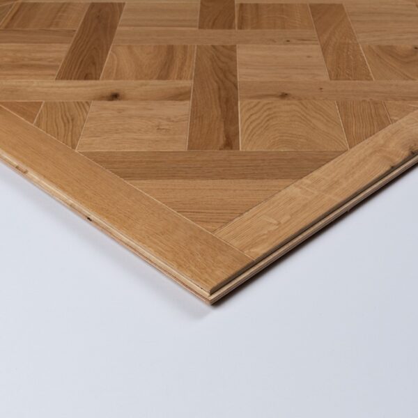 TFE Premium Collection Wood Versailles Panels 20/4x800x800 Classic Grade Brushed Natural Lac Tongue & Groove - Image 3