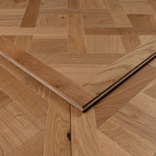 TFE Premium Collection Wood Versailles Panels 20/4x800x800 Classic Grade Brushed Natural Lac Tongue & Groove