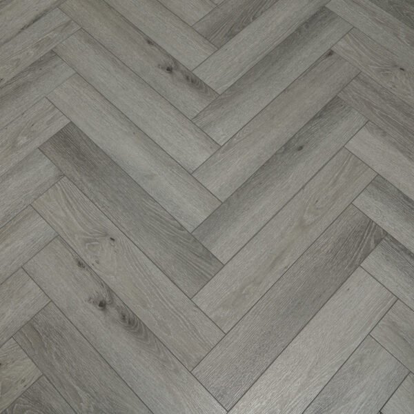 SPC / Rigid Core Vinyl Herringbone Click System SPC Wide Planks Mid - Oak Classic - Image 4