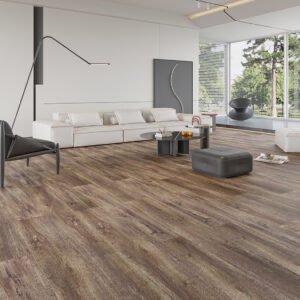 Luxury Vinyl Tile (LVT) Straight Plank Glue Down Builder's Line Wide Planks Mid Oak Classic