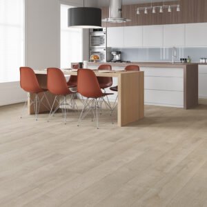 Luxury Vinyl Tile (LVT) Straight Plank Glue Down Smoked / Double Smoked Builder's Line Wide Planks Cool Mid Grey