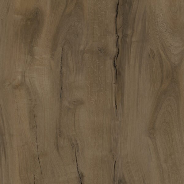SPC / Rigid Core Vinyl Straight Plank Click System Rustic Eco Line Wide Planks Dark Brown