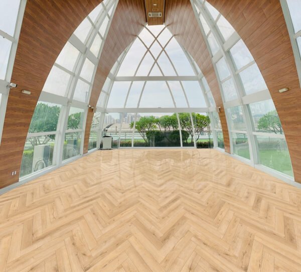 TFE Laminate Herringbone 12/101x606 Invisible Oak Herringbone 2Gi Click System - Image 2