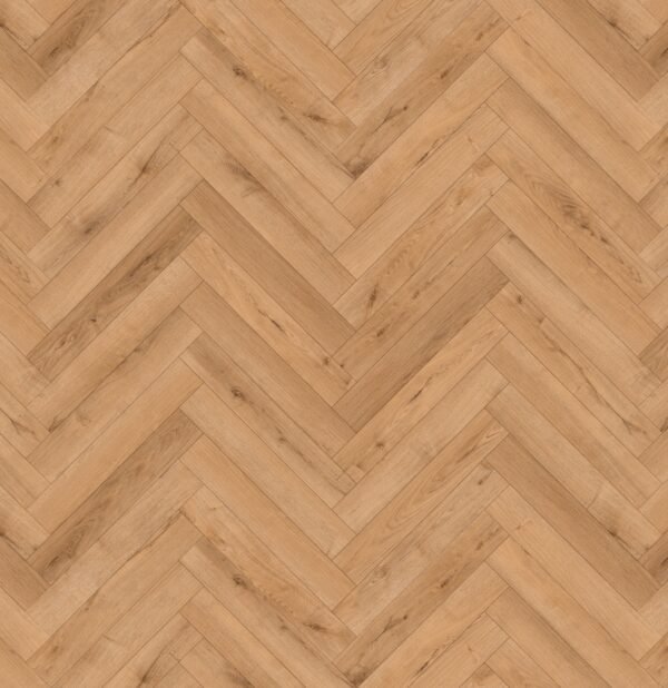 TFE Laminate Herringbone 12/101x606 Golden Oak Herringbone 2Gi Click System