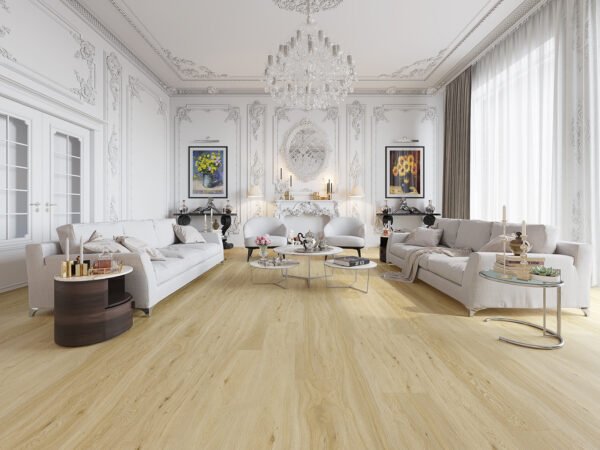 SPC / Rigid Core Vinyl Straight Plank Click System New Titan Wide Planks Mid - Oak Classic - Image 2