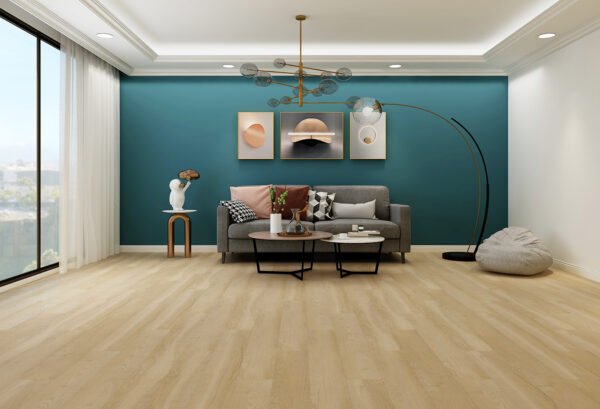 SPC / Rigid Core Vinyl Straight Plank Click System New Titan Wide Planks Mid - Oak Classic - Image 2
