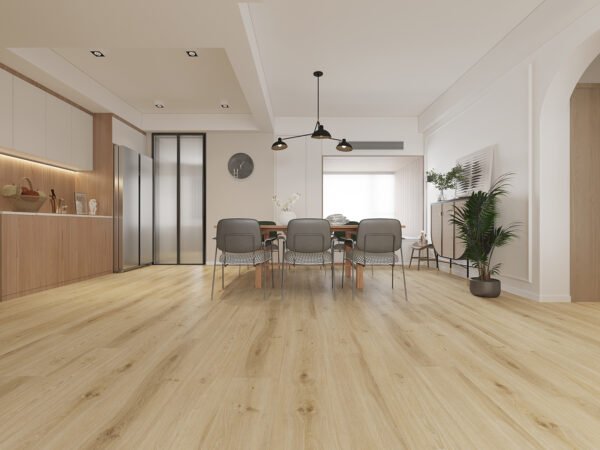 SPC / Rigid Core Vinyl Straight Plank Click System New Titan Wide Planks Mid - Oak Classic - Image 2