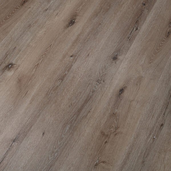 SPC / Rigid Core Vinyl Straight Plank Click System Old Titan Wide Planks Cool Mid Grey - Image 2