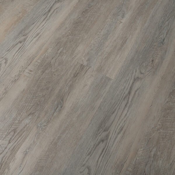 SPC / Rigid Core Vinyl Straight Plank Click System Old Titan Wide Planks Cool Mid Grey - Image 3