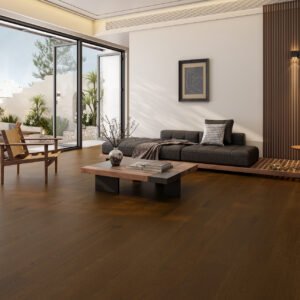 14mm Engineered Wood Straight Plank Tongue & Groove Brown Brushed UV Oiled Vibrant Collection Extra Long / XL Mid Oak Rich