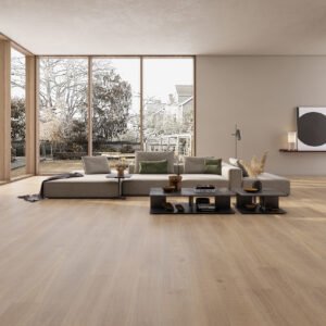 14mm Engineered Wood Straight Plank Tongue & Groove Smoke Brushed UV Oiled Vibrant Collection Extra Long / XL Light