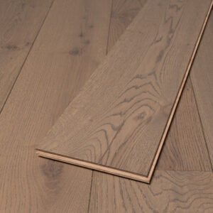 14mm Engineered Wood Straight Plank Tongue & Groove Dove Grey Brushed Lacquered / Lac Trade Smart Wide Planks